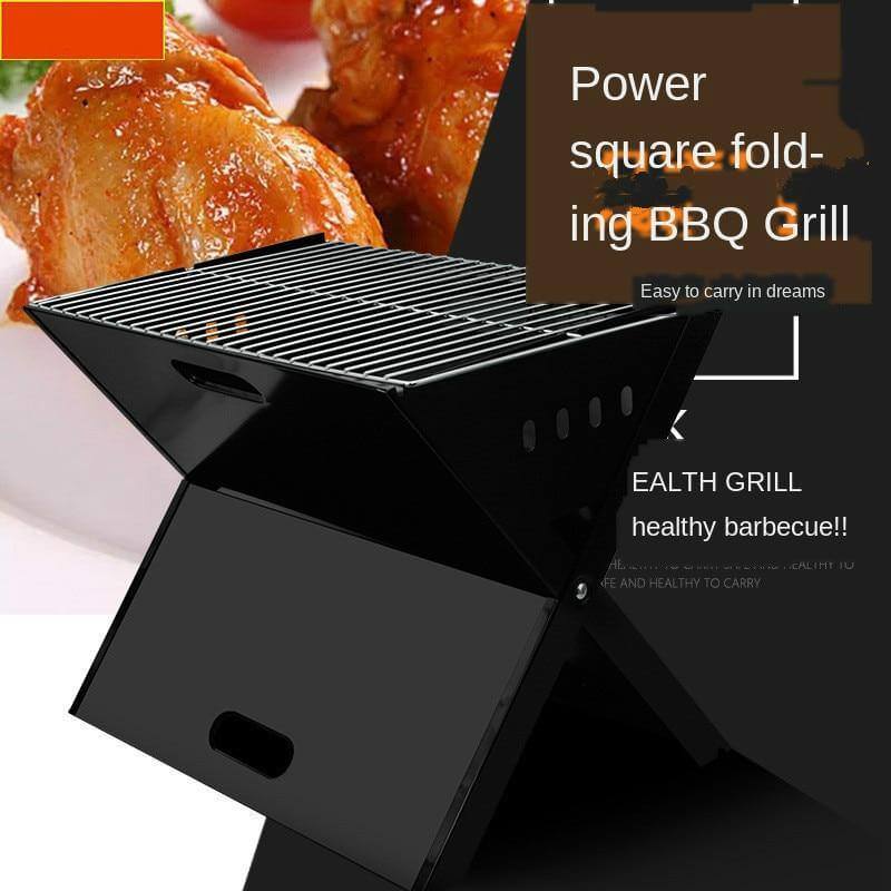 Foldable X Shaped Basic Charcoal Grill - Image 4