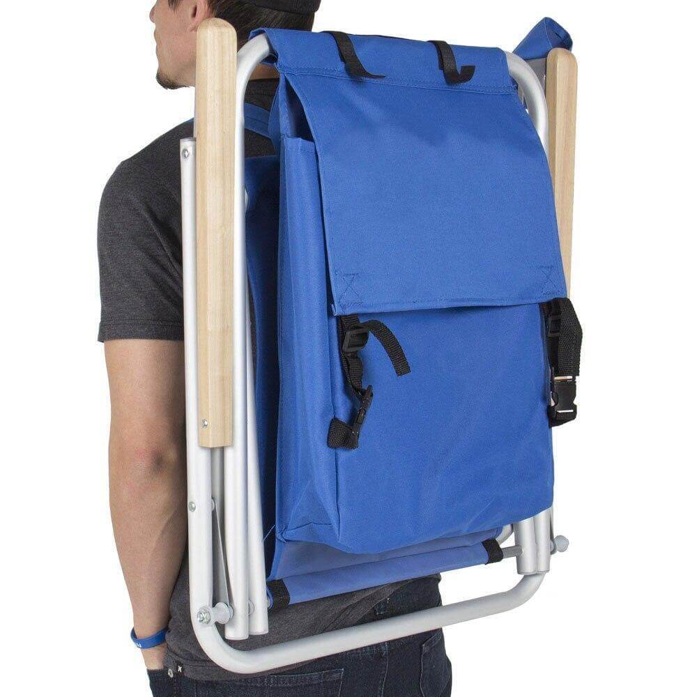 Folding Beach Chair With Adjustable Headrest - Image 4