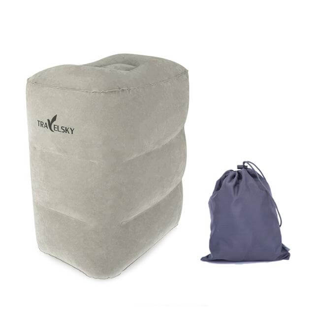 Folding Footrest Large Valve Travel Inflatable Pillow - Image 2