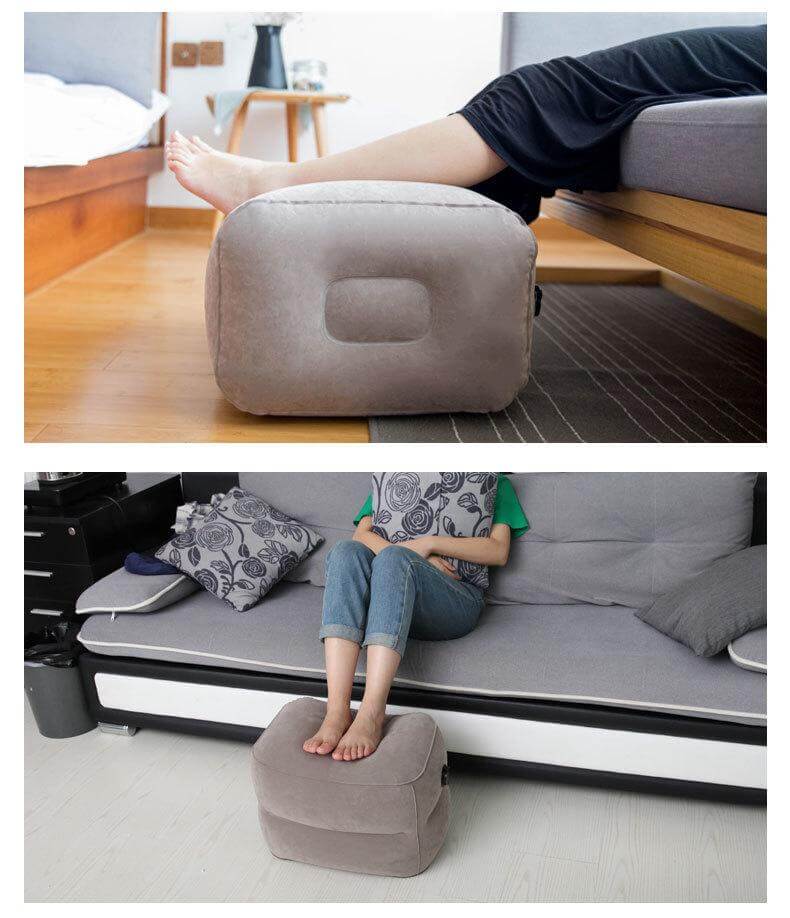 Folding Footrest Large Valve Travel Inflatable Pillow - Image 3