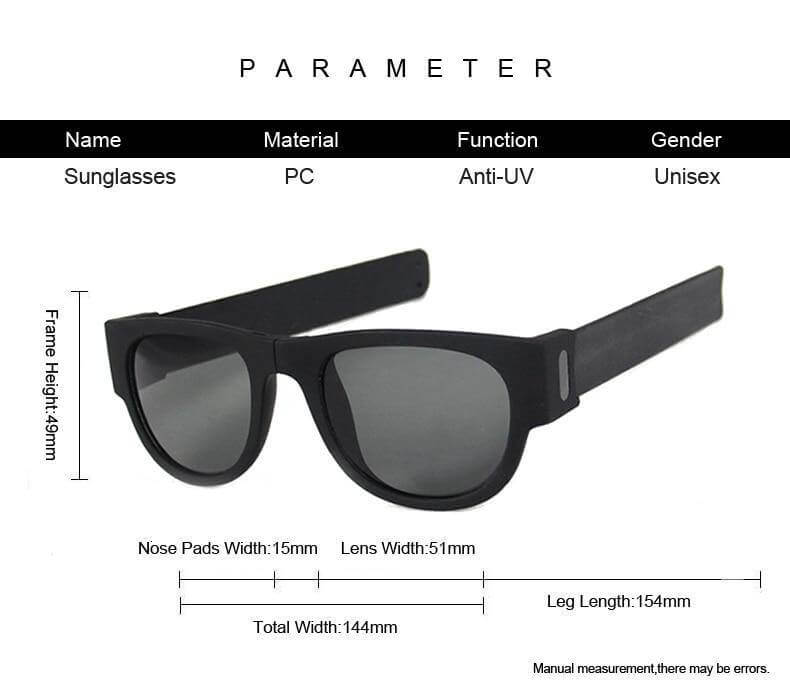 Folding Roll Wristband Sunglasses - Image 10