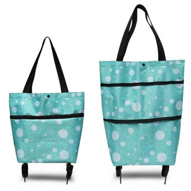 Folding Shopping Bag On Wheels - Image 13