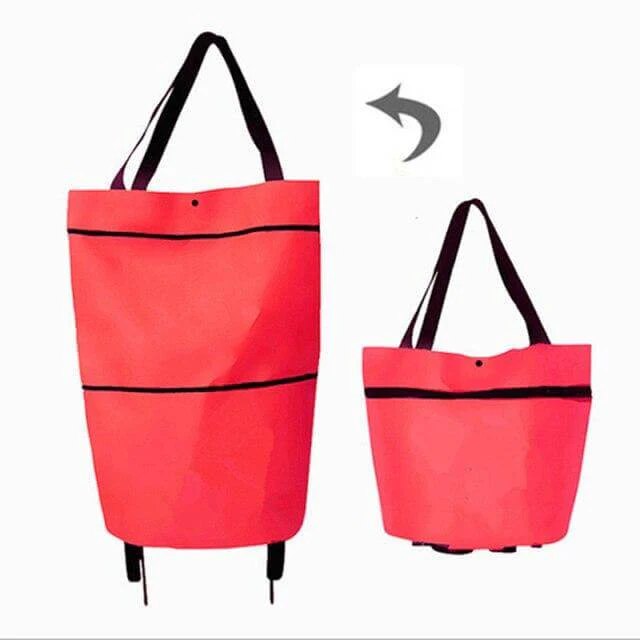 Folding Shopping Bag On Wheels - Image 20