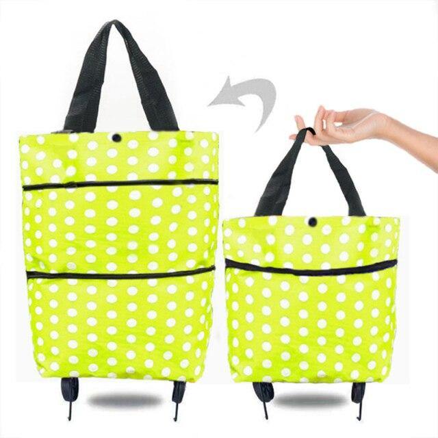Folding Shopping Bag On Wheels - Image 6
