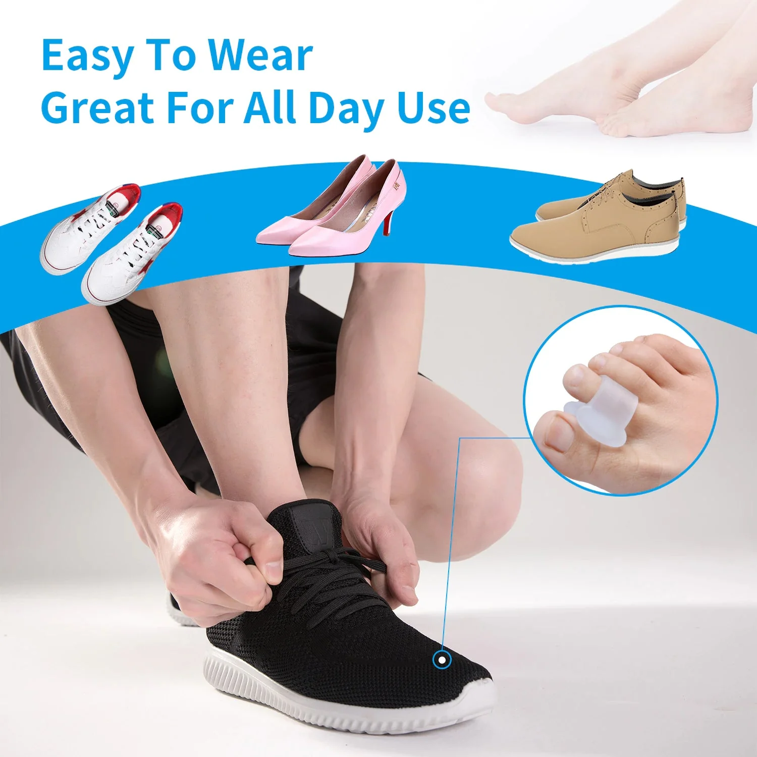 Foot Care Soft Toe Separator - Image 3