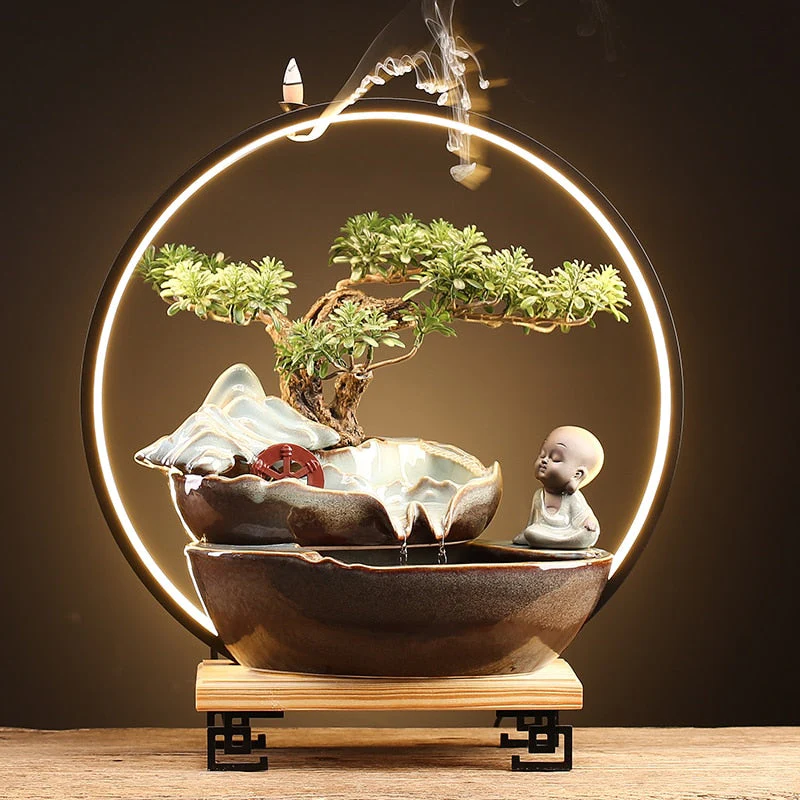 Forest Life Aroma Therapy Waterfall Incense Burner - Image 10