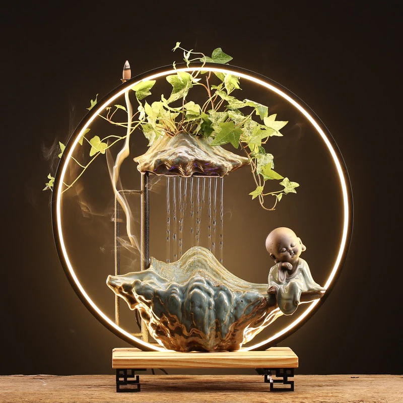 Forest Life Aroma Therapy Waterfall Incense Burner - Image 2