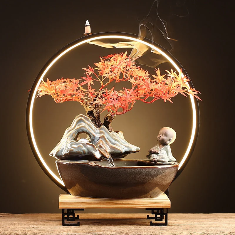 Forest Life Aroma Therapy Waterfall Incense Burner - Image 3
