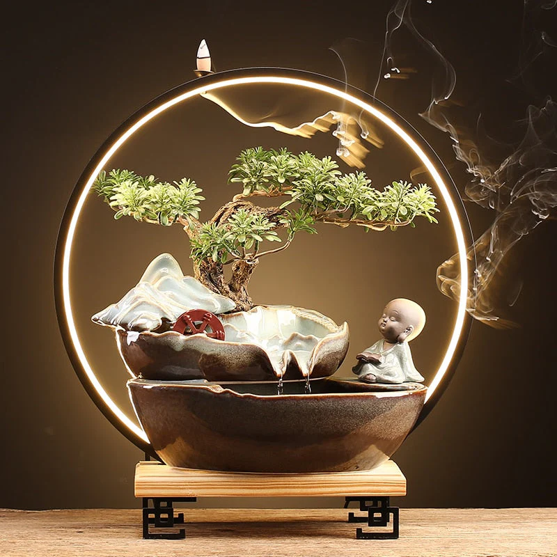 Forest Life Aroma Therapy Waterfall Incense Burner - Image 4