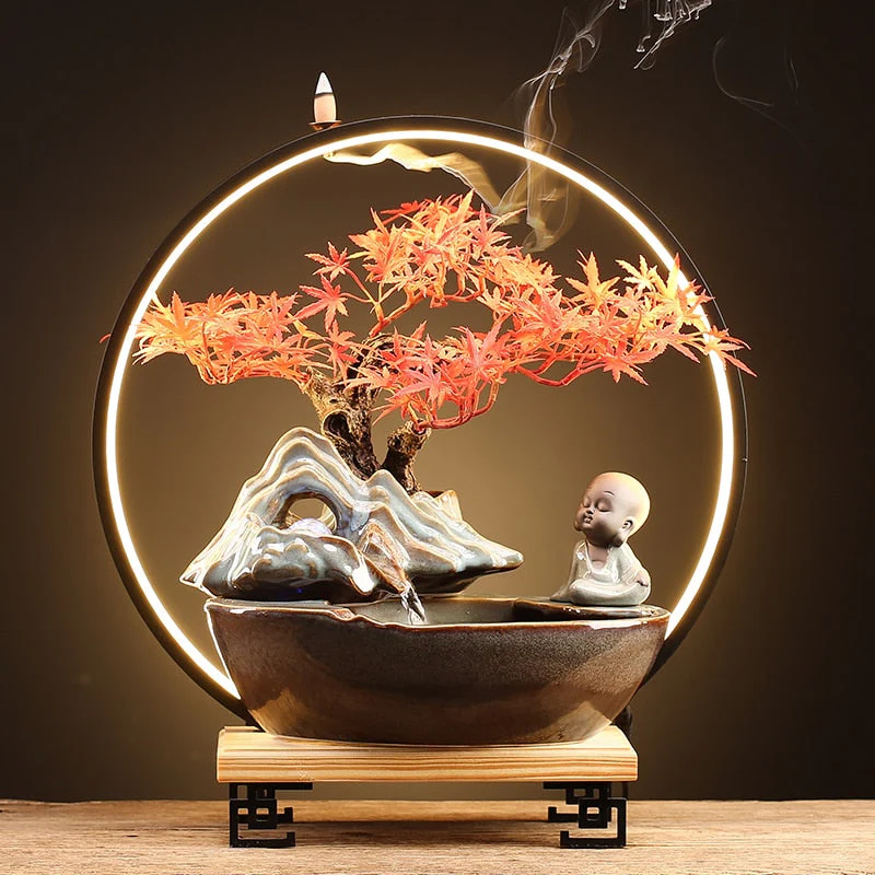 Forest Life Aroma Therapy Waterfall Incense Burner - Image 5