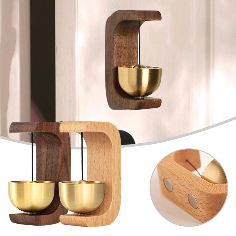 Forest Song Creative Wooden Door Bell - Image 6