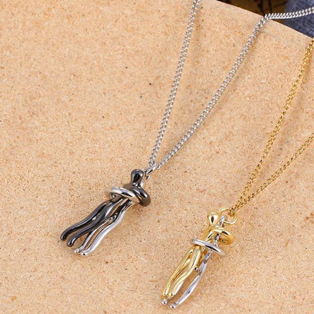 Forever Hug Couples Necklace