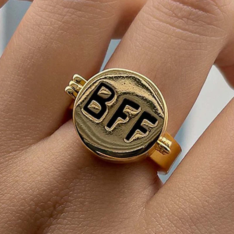 Forever Love Aesthetic Cute Open Ring - Image 5
