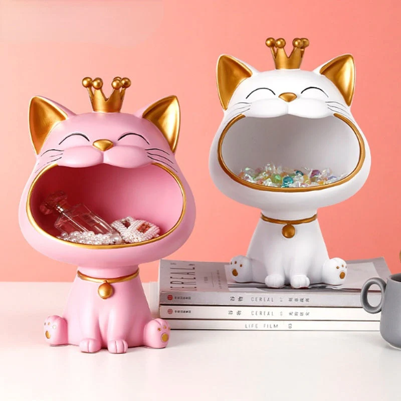 Fortune Kitty Statue Home Storage Box - Image 3