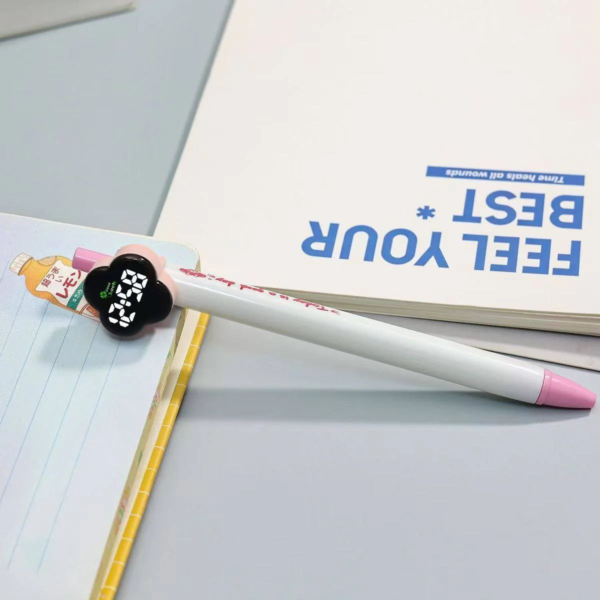 Four Leaf Clover Pen Tip LED Watch - Image 6