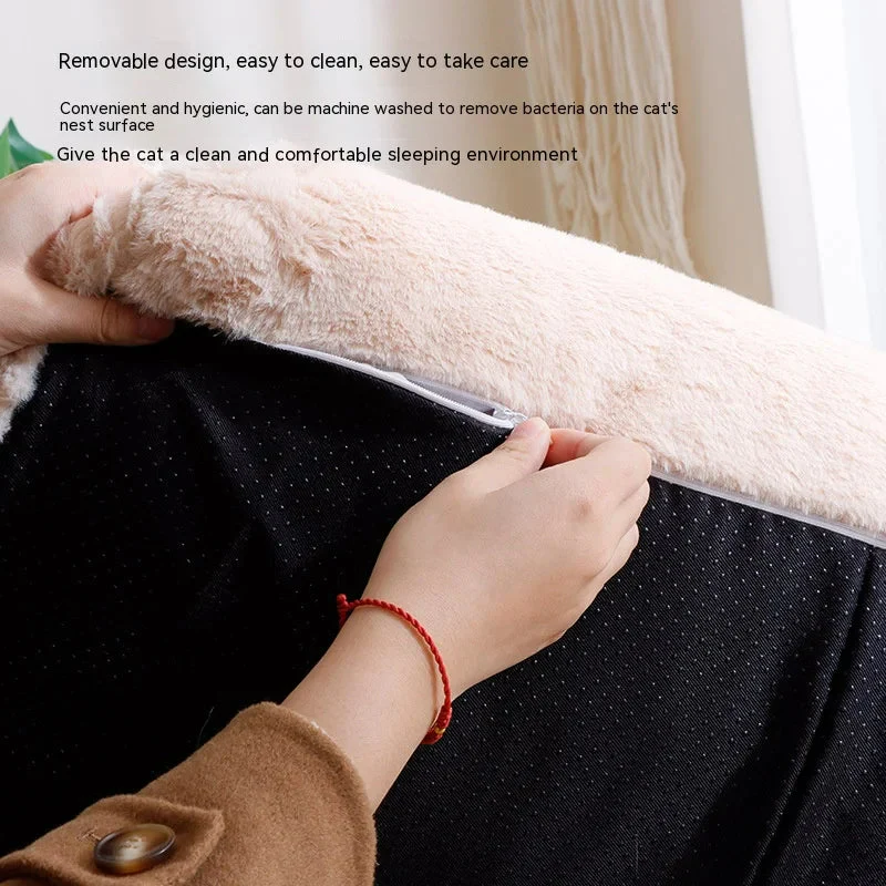 Four-Season Large Plush Pet Sofa - Image 2