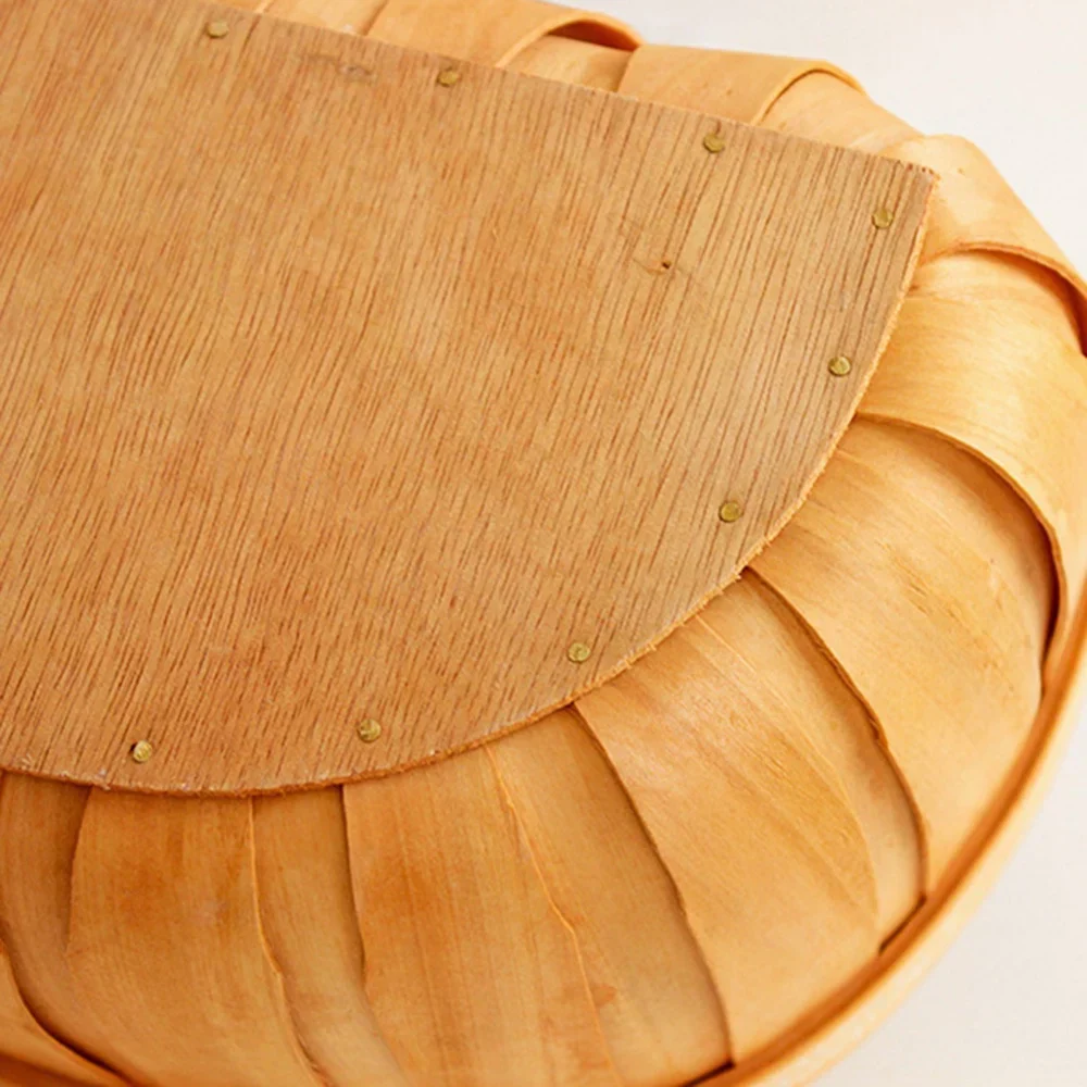 French Market Handcrafted Wooden Basket - Image 8