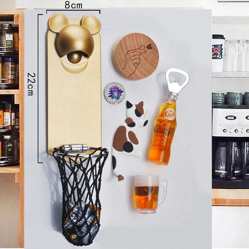 Fridge Magnetic Basketball Bottle Opener - Image 6