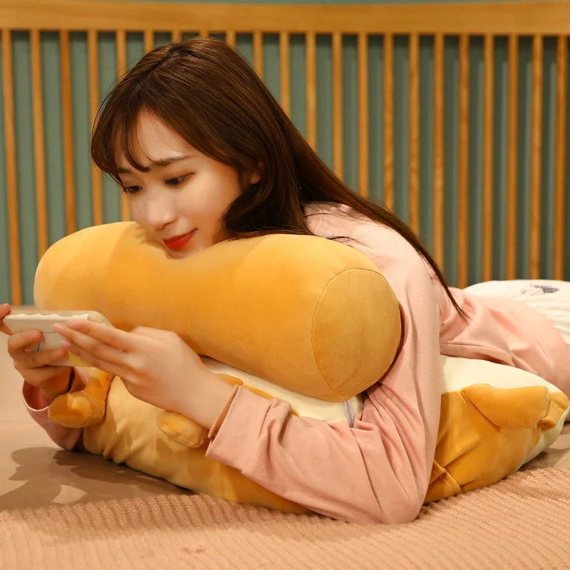 Fruity Toast Bread Comfy Pillow - Image 11