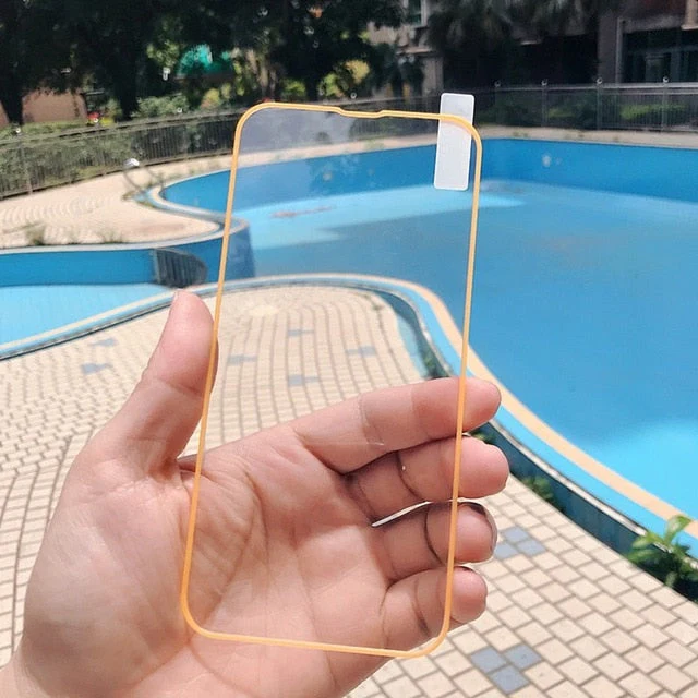 Full Cover Luminous Tempered Glass iPhone Screen Protector - Image 11