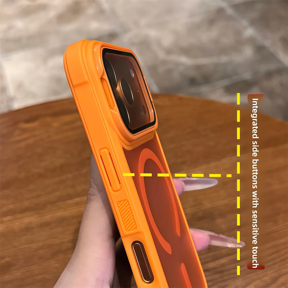 Full Lens Protection Flip Stand Magnetic iPhone Case - Image 4