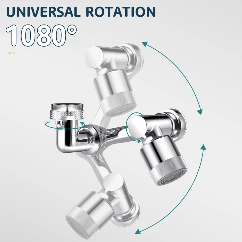 Full Rotating Universal Faucet Tap Extender - Image 2