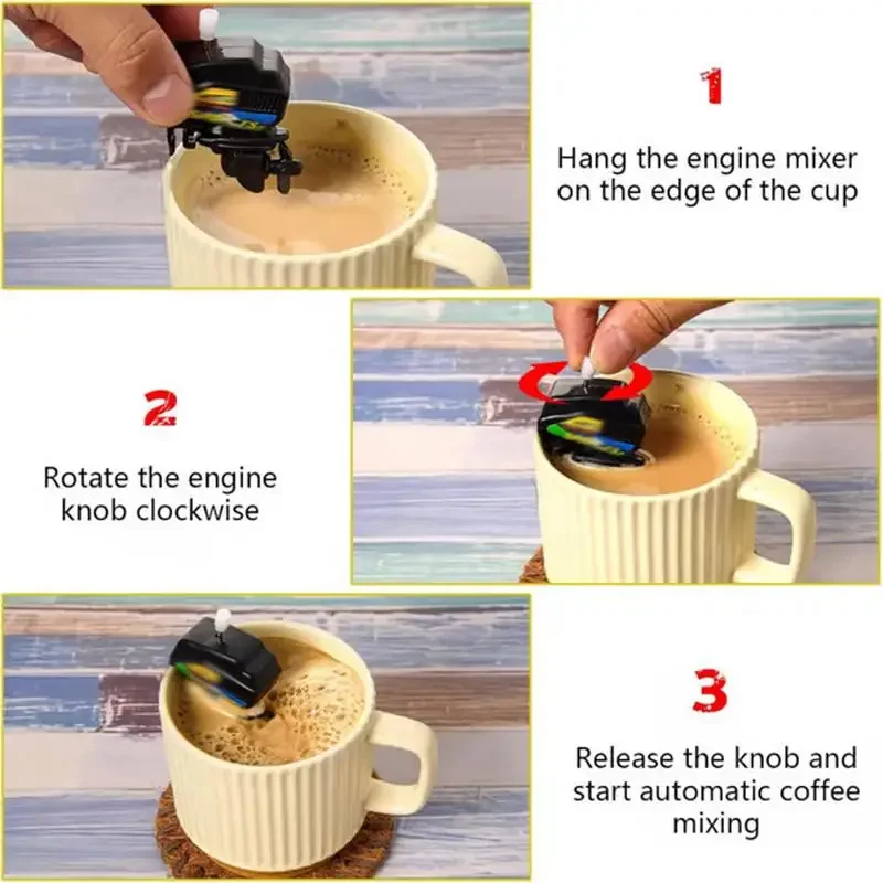 Fun Boat Motor Coffee Mixer Gadget - Image 3