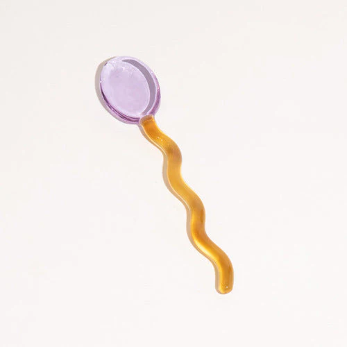 Fun Wavy Glass Dessert Spoons - Image 11
