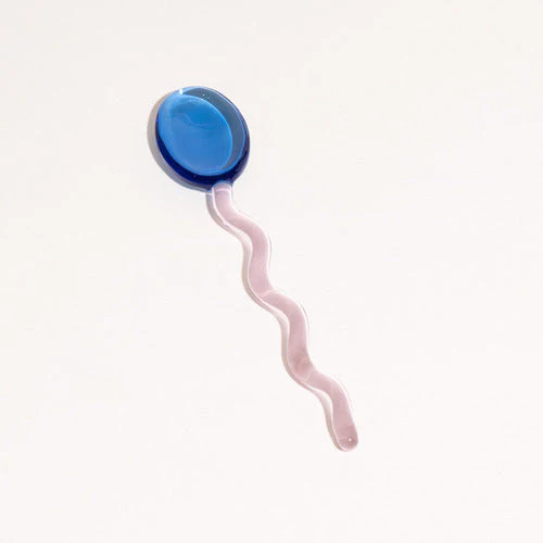 Fun Wavy Glass Dessert Spoons - Image 14