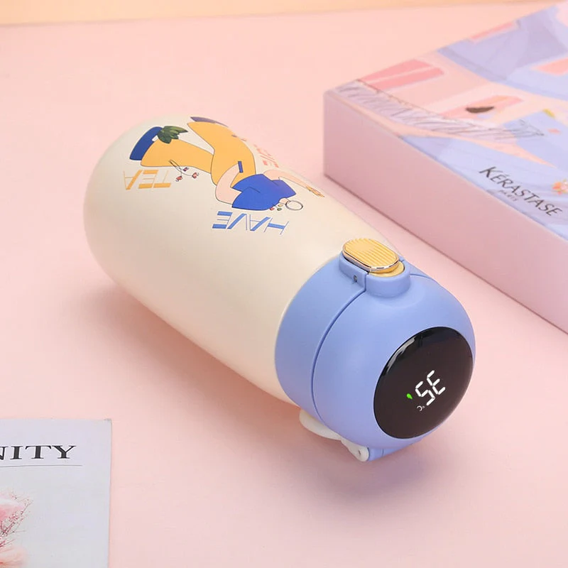 Funky LED Temperature Display Thermal Water Bottle - Image 10