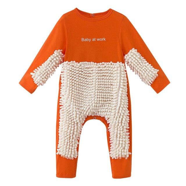 Funny Baby Mop Onesie - Image 10
