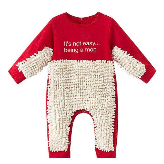 Funny Baby Mop Onesie - Image 11