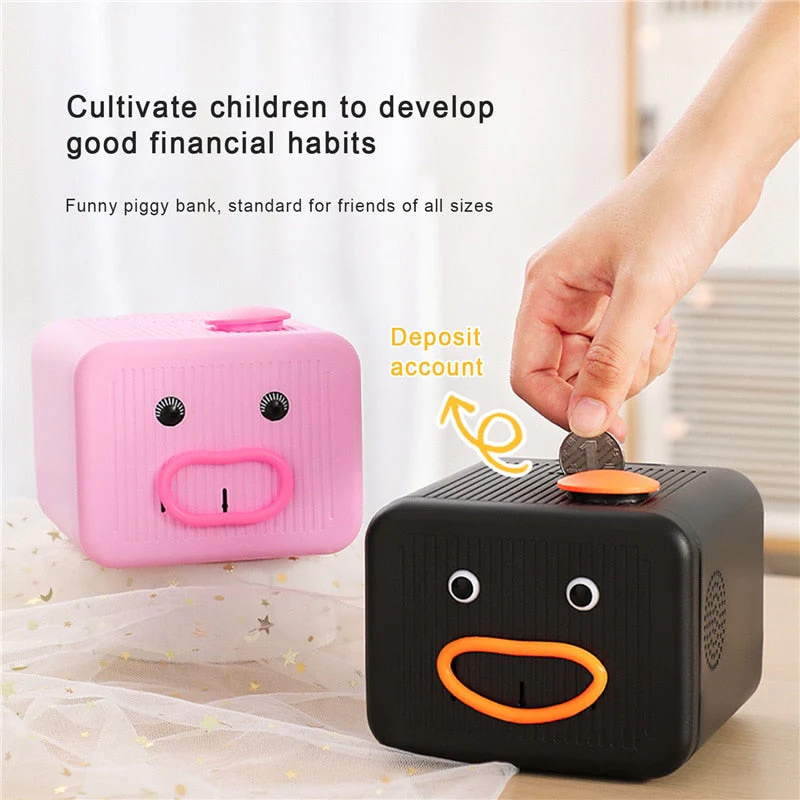 Funny Face Money Saving Piggy Bank - Image 3