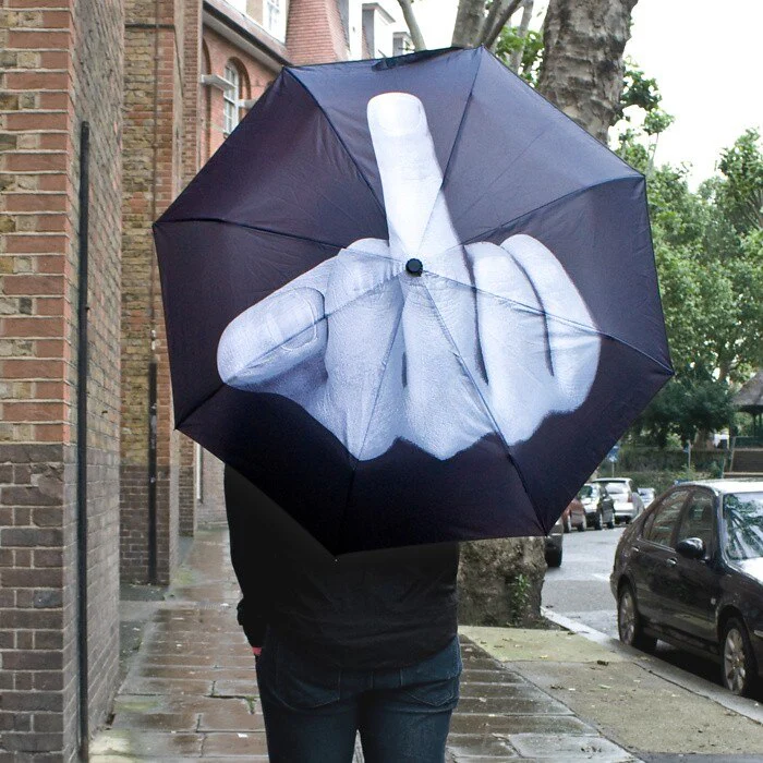 Funny Middle Finger Umbrella - Image 2
