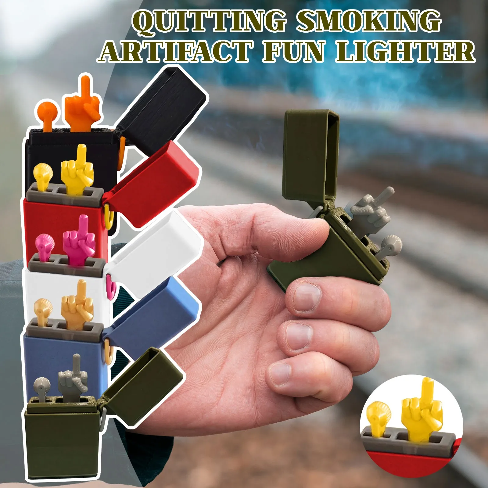 Funny Prank Middle Finger Lighter - Image 4