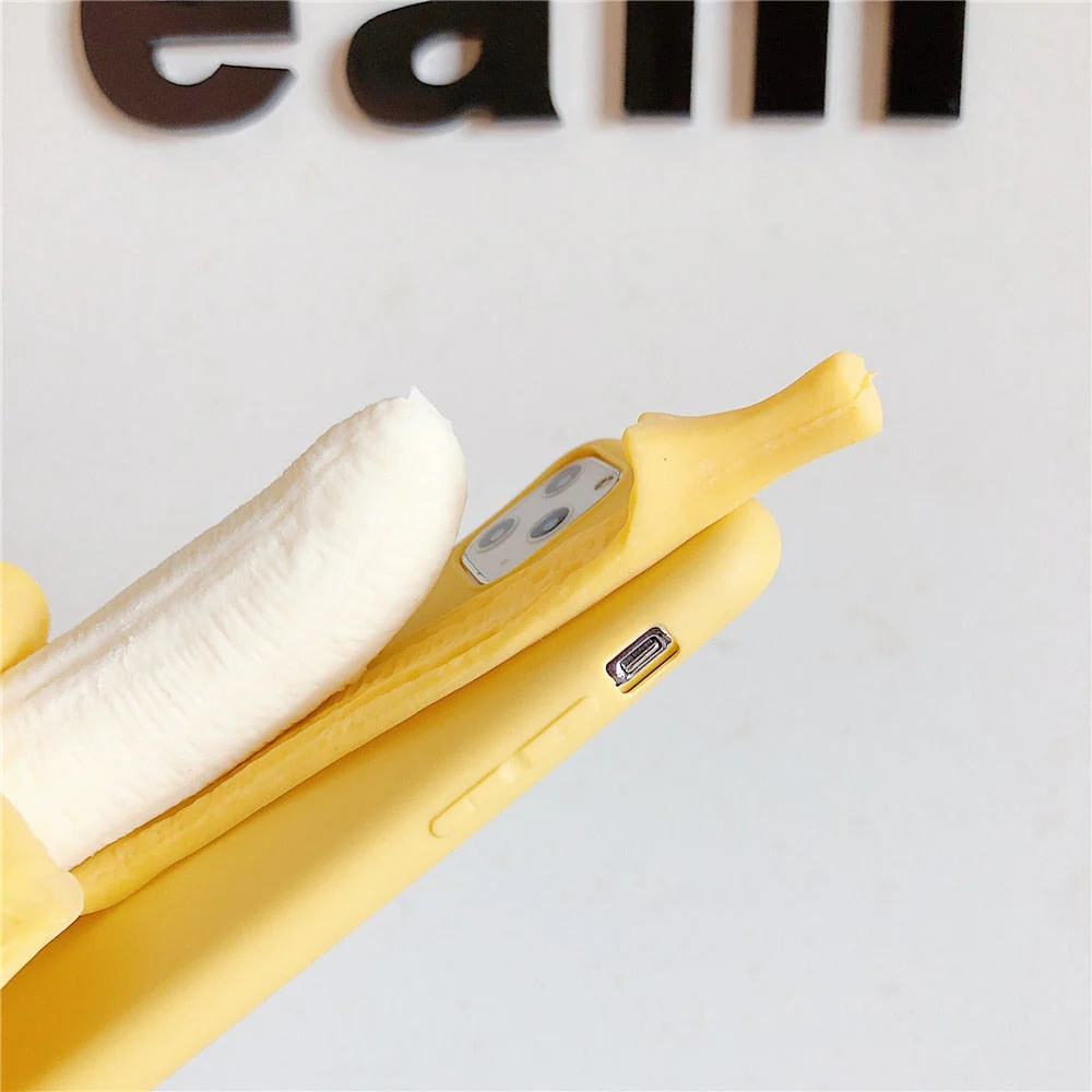 Funny Stress Reliever 3D Banana Phone Case - Image 7