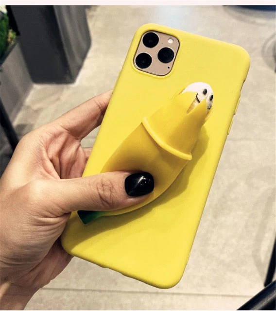 Funny Stress Reliever 3D Banana Phone Case - Image 8