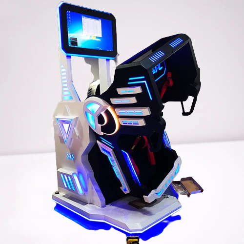 Futuristic 9D Virtual Reality Roller Coaster Simulator - Image 5