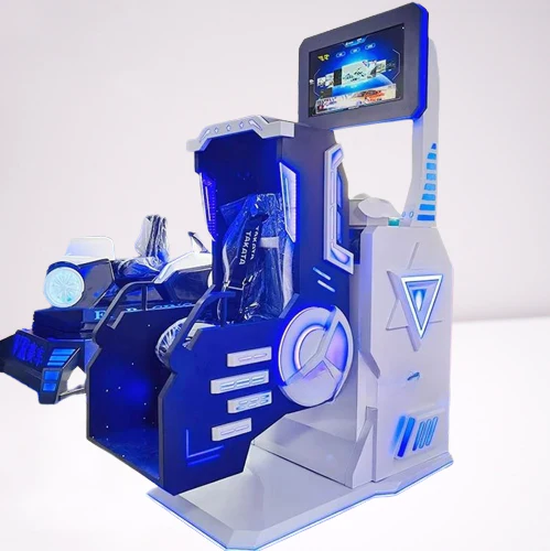 Futuristic 9D Virtual Reality Roller Coaster Simulator - Image 6
