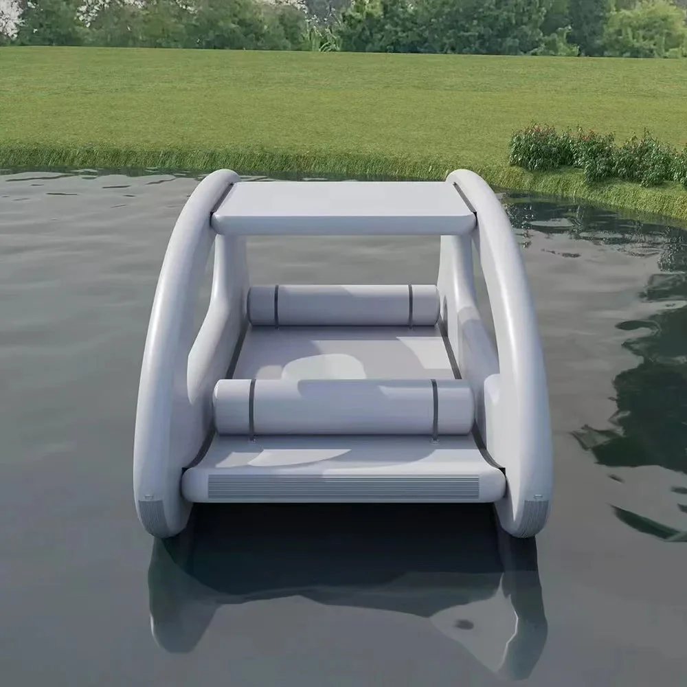 Futuristic Capsule Inflatable Fishing Boat - Image 3