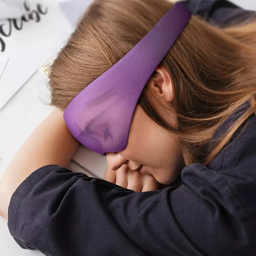 Futuristic Full Shading Relaxing Eye Massaging Sleeping Mask - Image 5