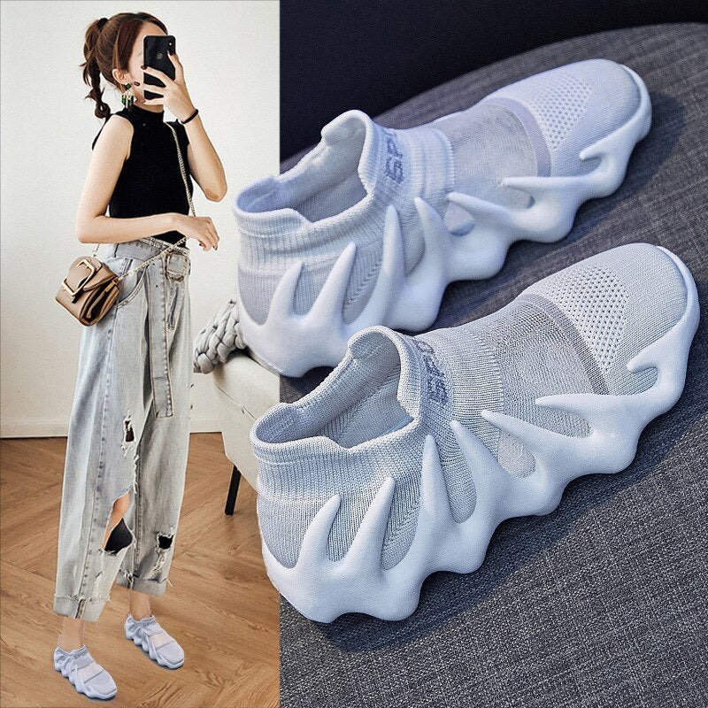 Futuristic Korean Style Comfy Breathable Shoes - Image 2