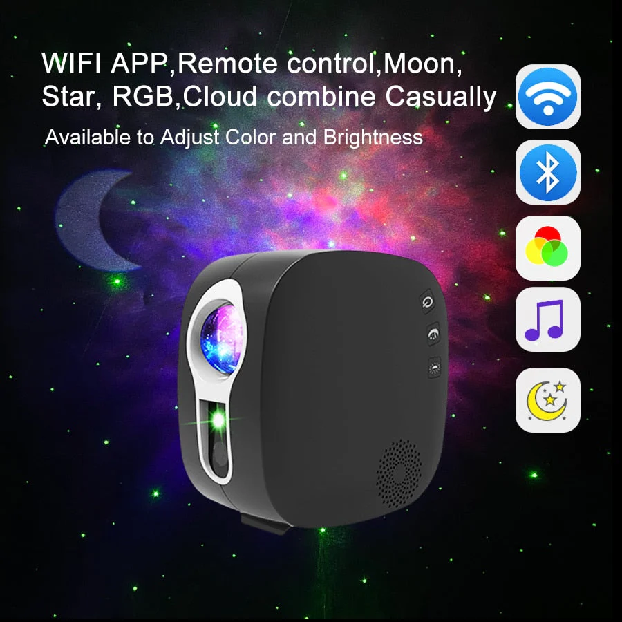 Galaxy Glow Rotating Starry Sky Projector - Image 2