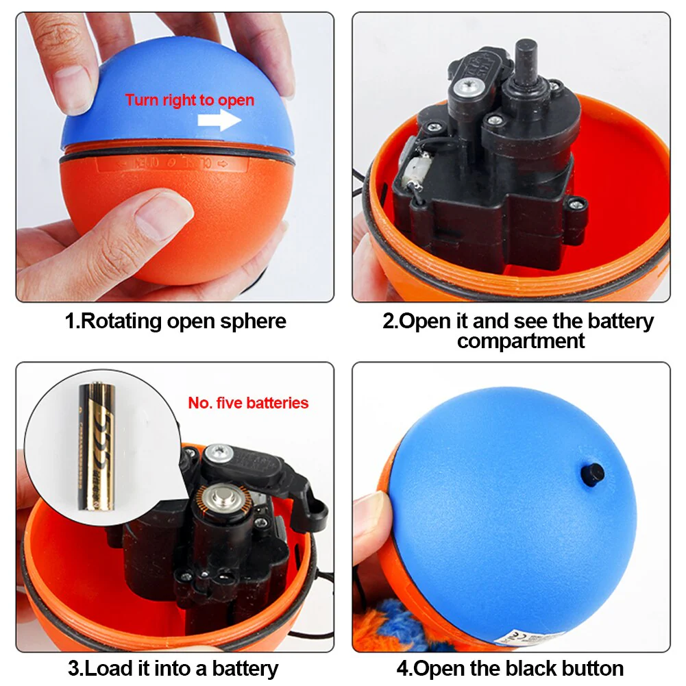 Game Master Automatic Running Cat Ball Toy - Image 2