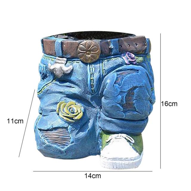 Garden Jean Pants Resin Flower Pot - Image 5