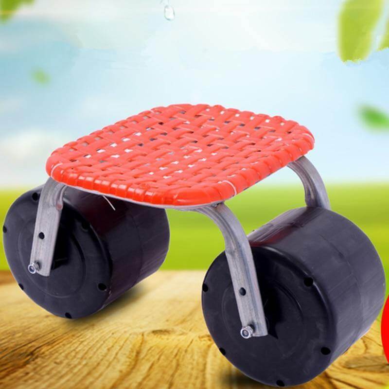 Garden Mobile Agricultural Lazy Rotatable Wheeled Stool - Image 10