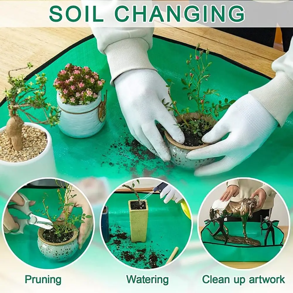 Gardening Soil Tray Reusable Portable Mat - Image 3