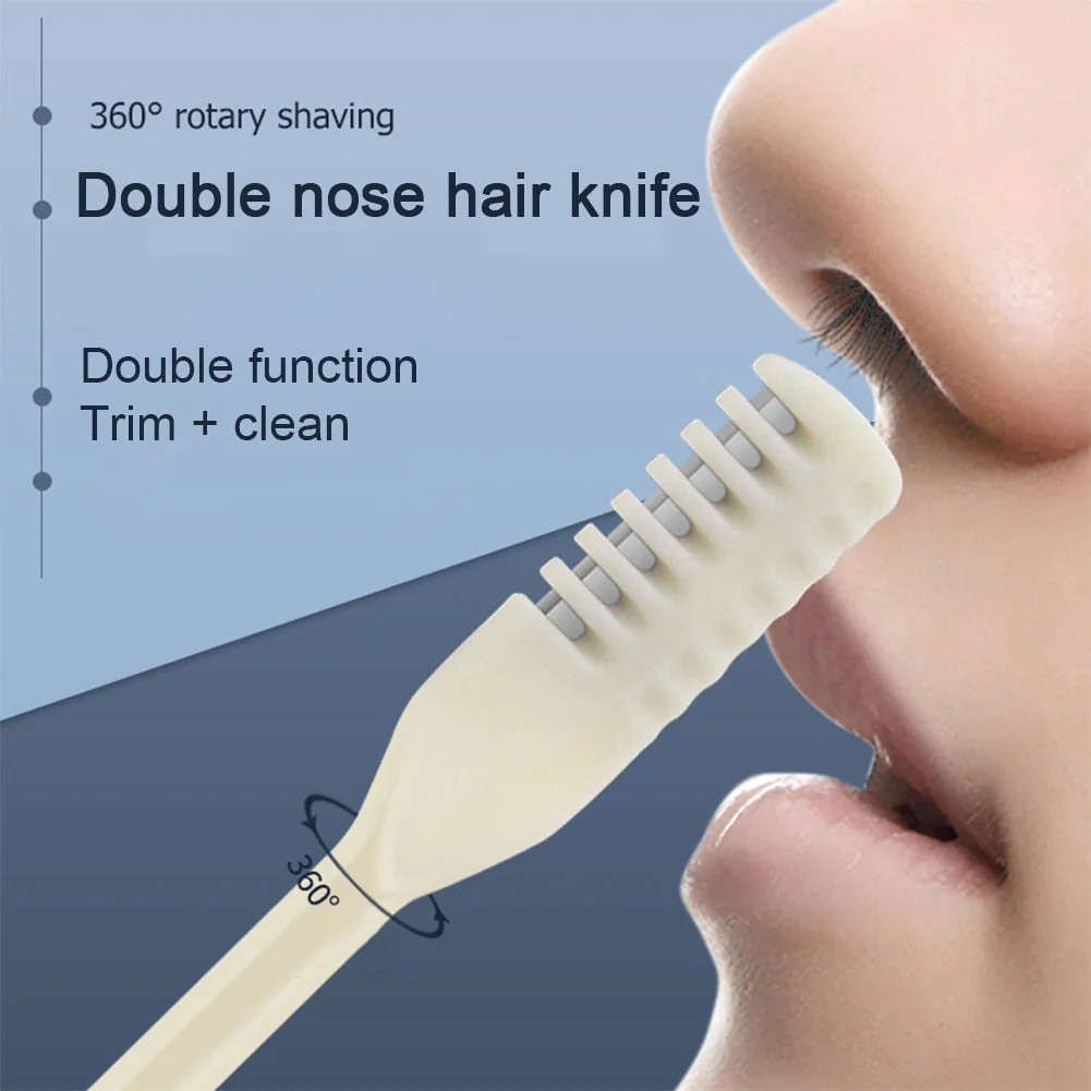 Gentle Trim Dual-Head Washable Nose Hair Remover - Image 5