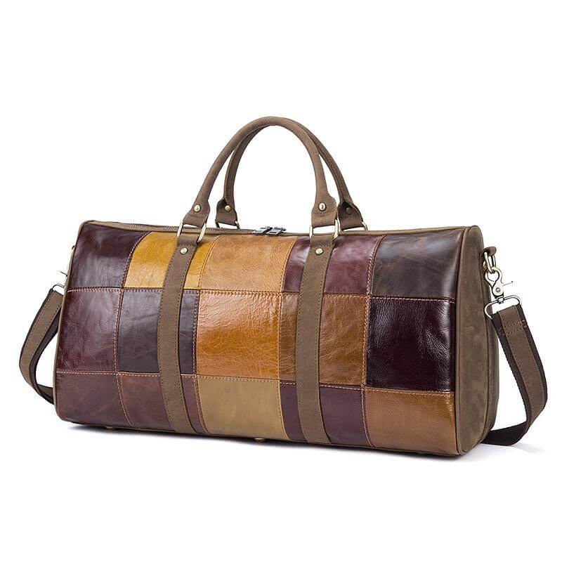 Genuine Leather Vintage High Capacity Travel Bag - Image 4
