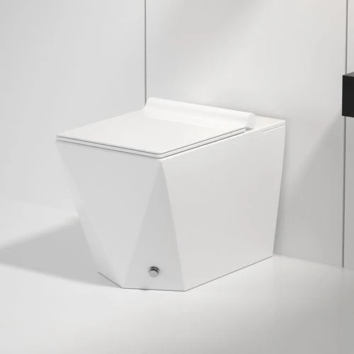 Geometric Edge Minimalist Intelligent Modern Toilet - Image 6